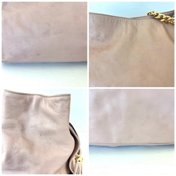 VALENTINO by Mario Valentino Luisa 2 Signature Pink Leather Large Shoulder Tote - Picture 11 of 13